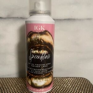 IGK Speechless Dry Oil Finishing Spray – Pink & Gold